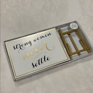 Inspirational print with easel